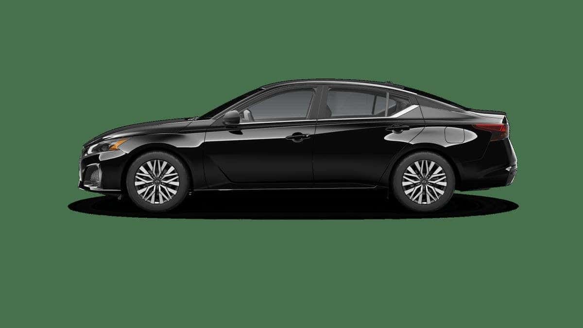 2026 Nissan Altima SV in black with 17-inch alloy wheels
