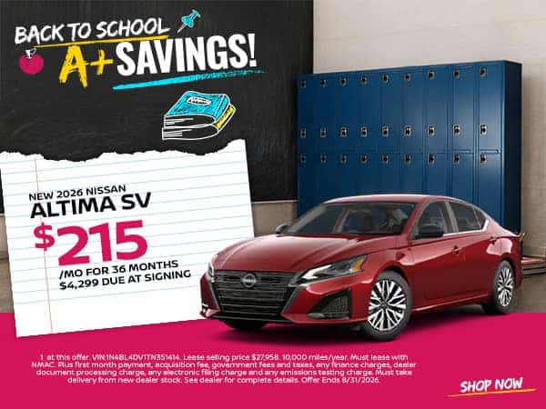 New 2026 Nissan Altima SV