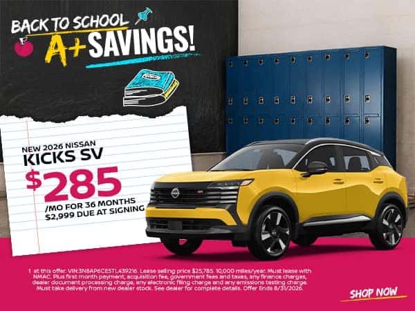 New 2026 Nissan Kicks SV