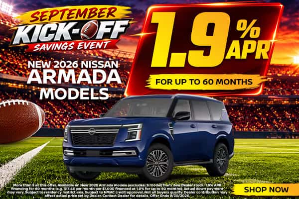 New 2026 Nissan Armada Models
