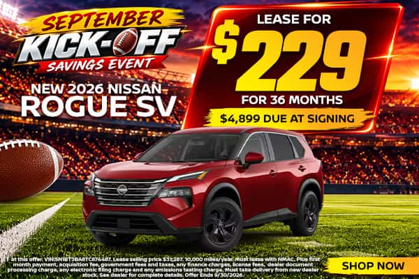 New 2026 Nissan Rogue SV