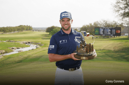 Golfer at Valero Texas Open