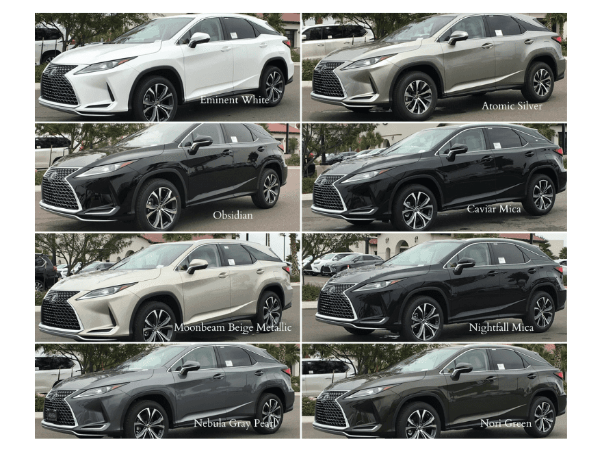 Lexus Color Line Up North Park Lexus Rio Grande Valley