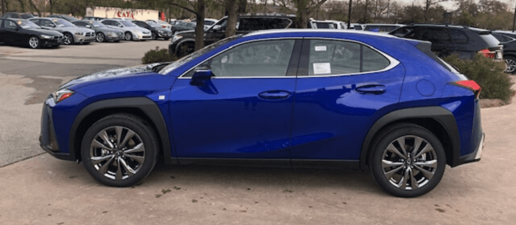 UltraSonic Blue Lexus UX F SPORT