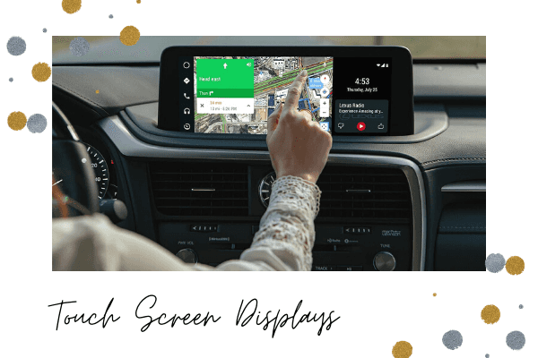 Touchscreen displays in the 2020 Lexus RX