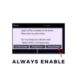 Enable Apple CarPlay