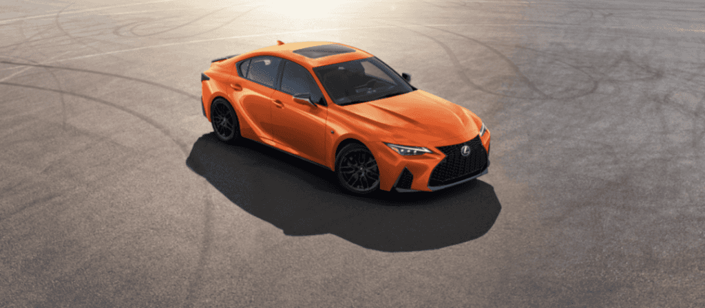 2023 Lexus IS in Molten Pearl