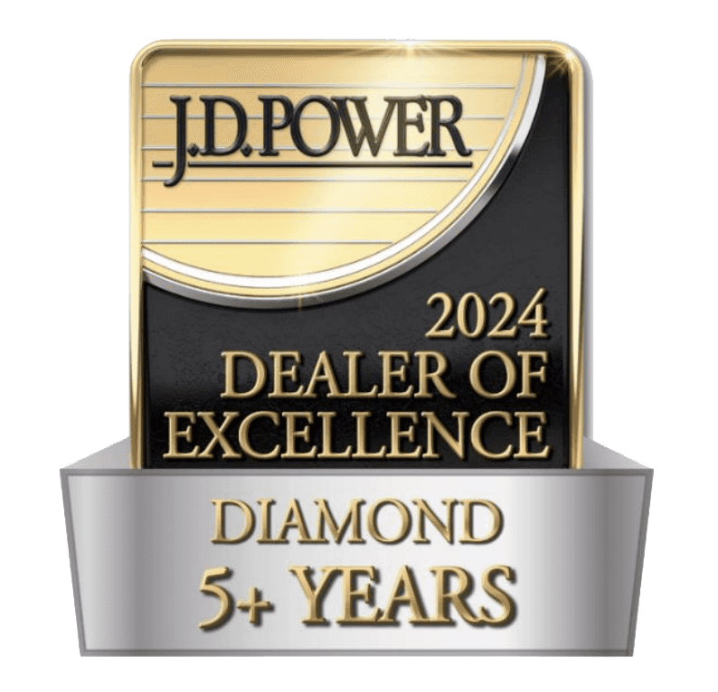 JD Power Award 2023 Dealer of Excellence diamond 5+ years