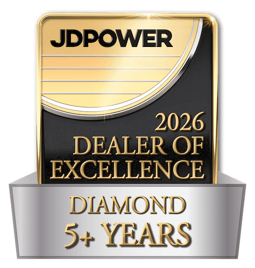 JD Power Award 2023 Dealer of Excellence diamond 5+ years