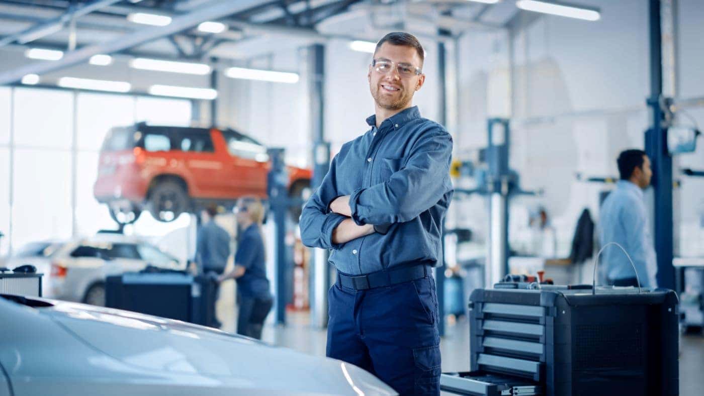 Servicing a Mazda
