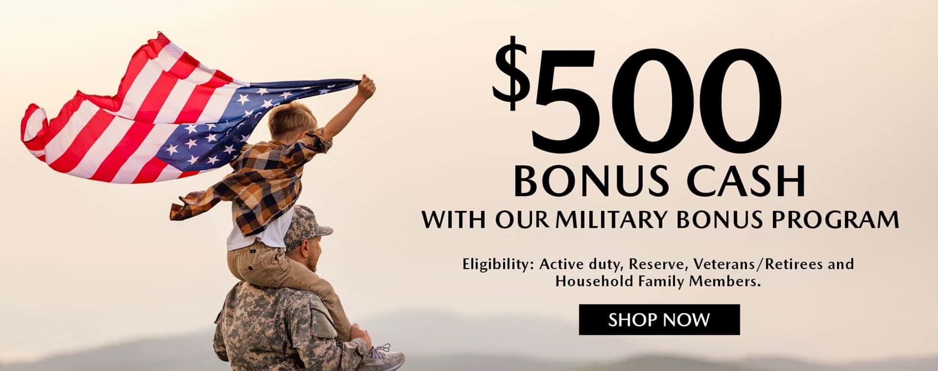 Military Bonus Cash