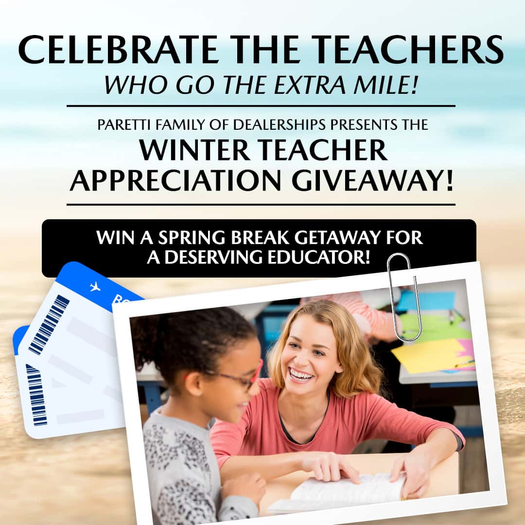 Teacher Appreciation Spring Break Giveaway