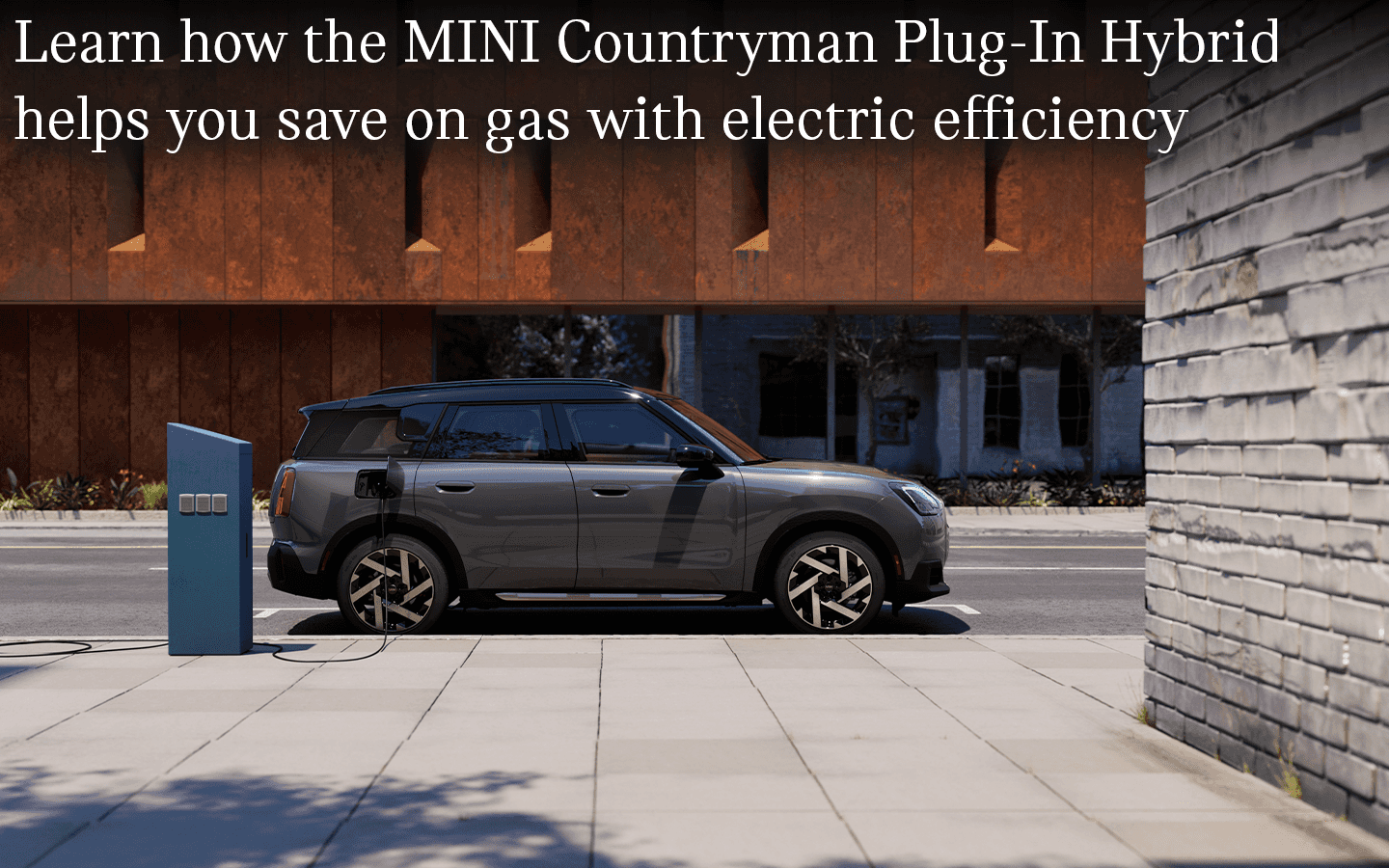 MINI Countryman Plug-In Hybrid helps you save on gas with electric effiecency at Patrick MINI
