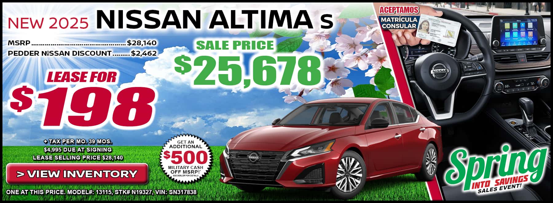 2025 Nissan Altima S