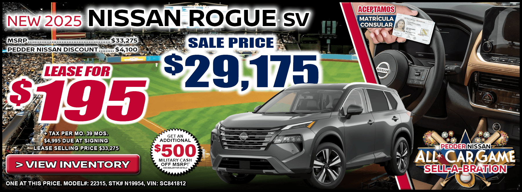 2025 Nissan Rogue SV