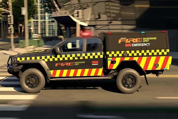Fire and rescue fleet truck