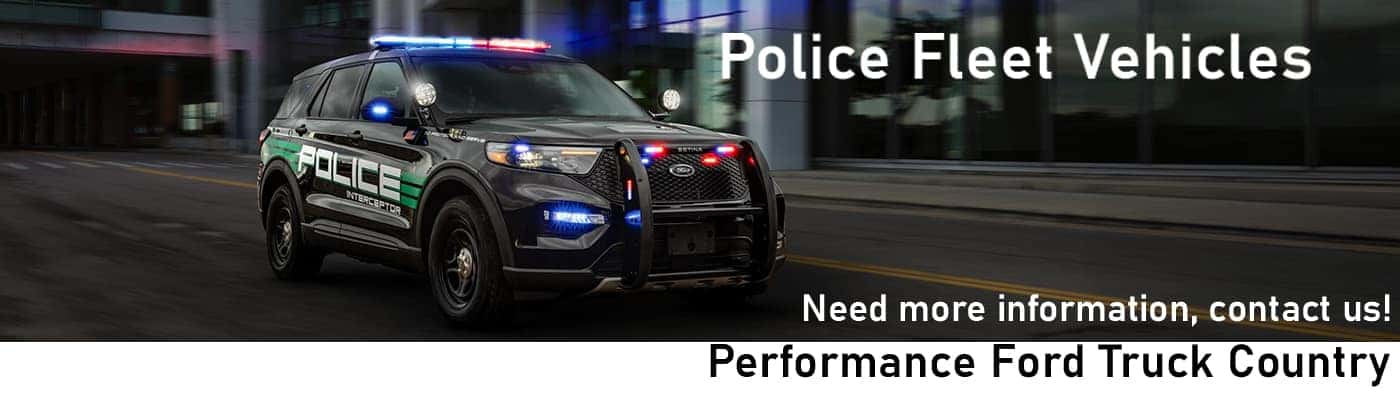 Police fleet vehicles