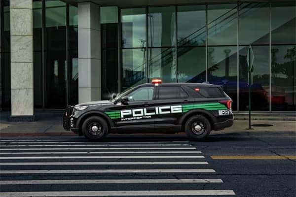 Police fleet vehicle detail