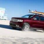 2020 Dodge Durango Driving on Beach