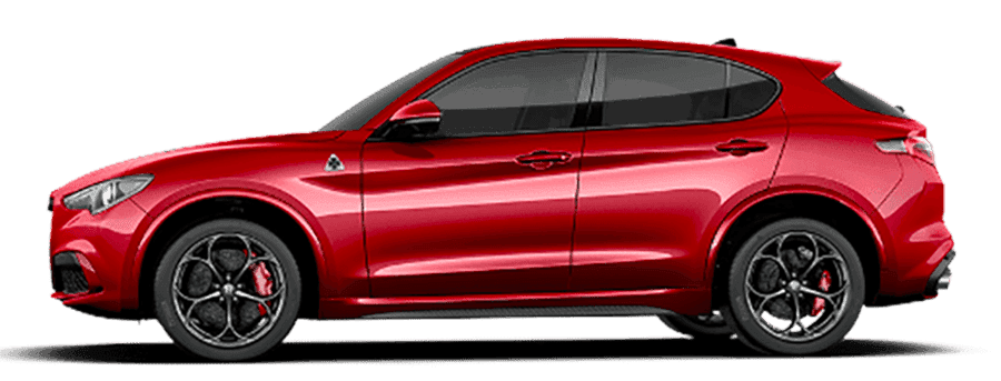 Side view of the 2019 Stelvio Quadrifoglio