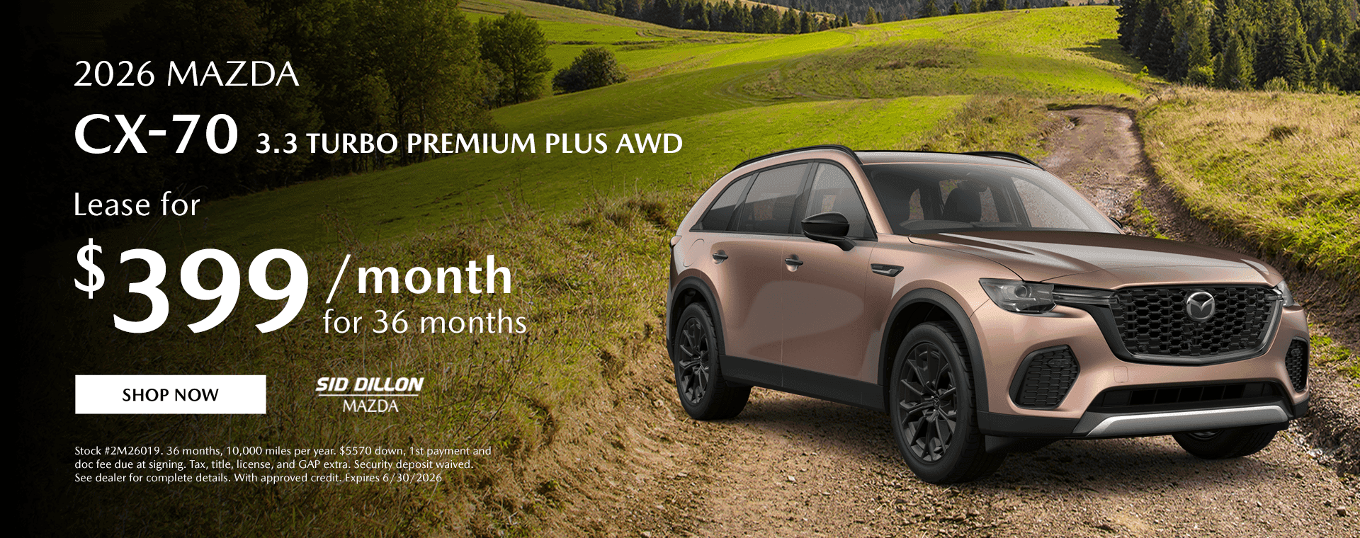 2026 Mazda CX-70 3.3 Turbo Premium Plus AWD