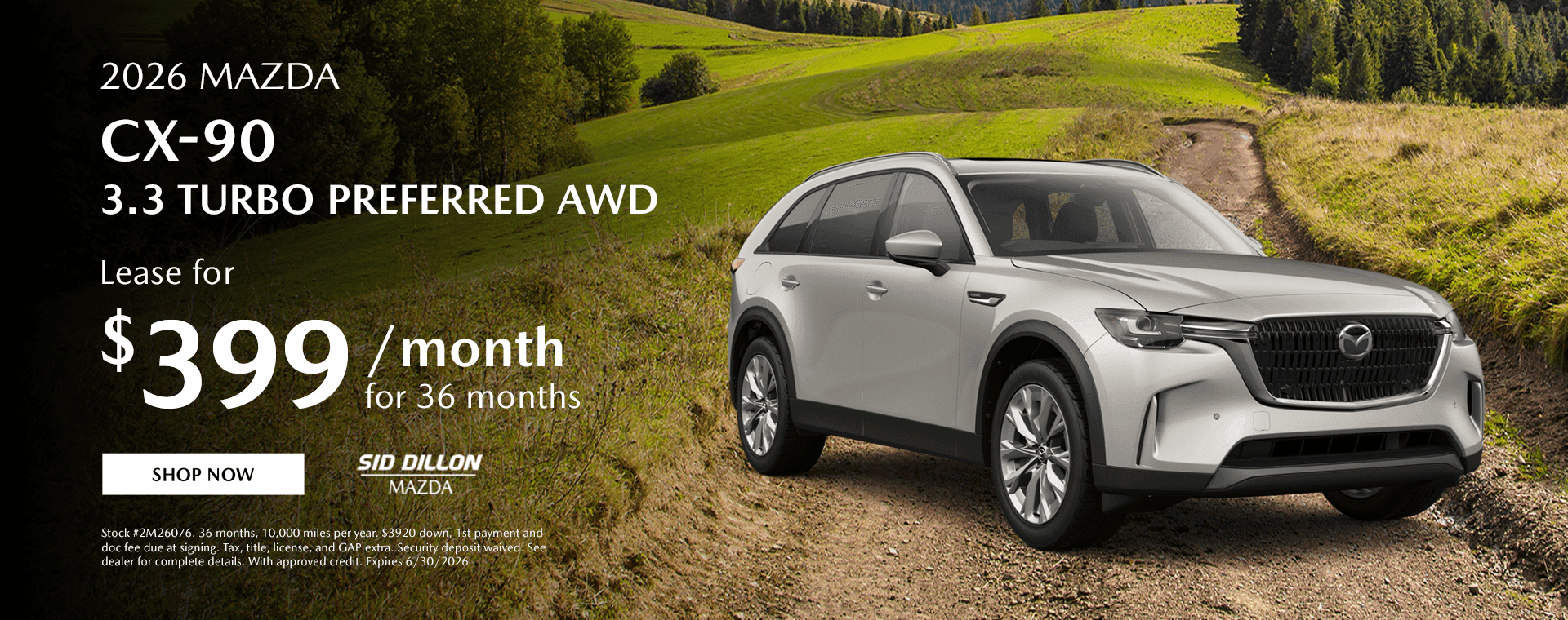 2026 Mazda CX-90 3.3 Turbo Preferred AWD