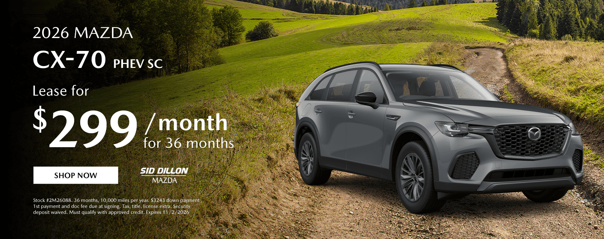 2026 Mazda CX-70 PHEV SC
