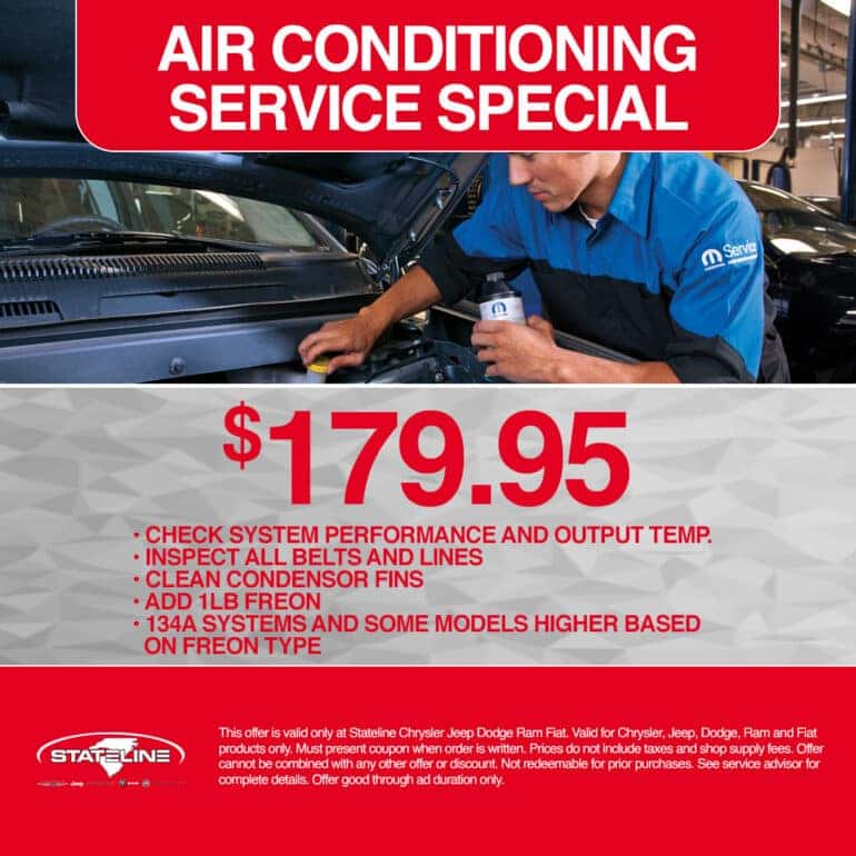 Auto Service Specials Stateline Chrysler Jeep Dodge