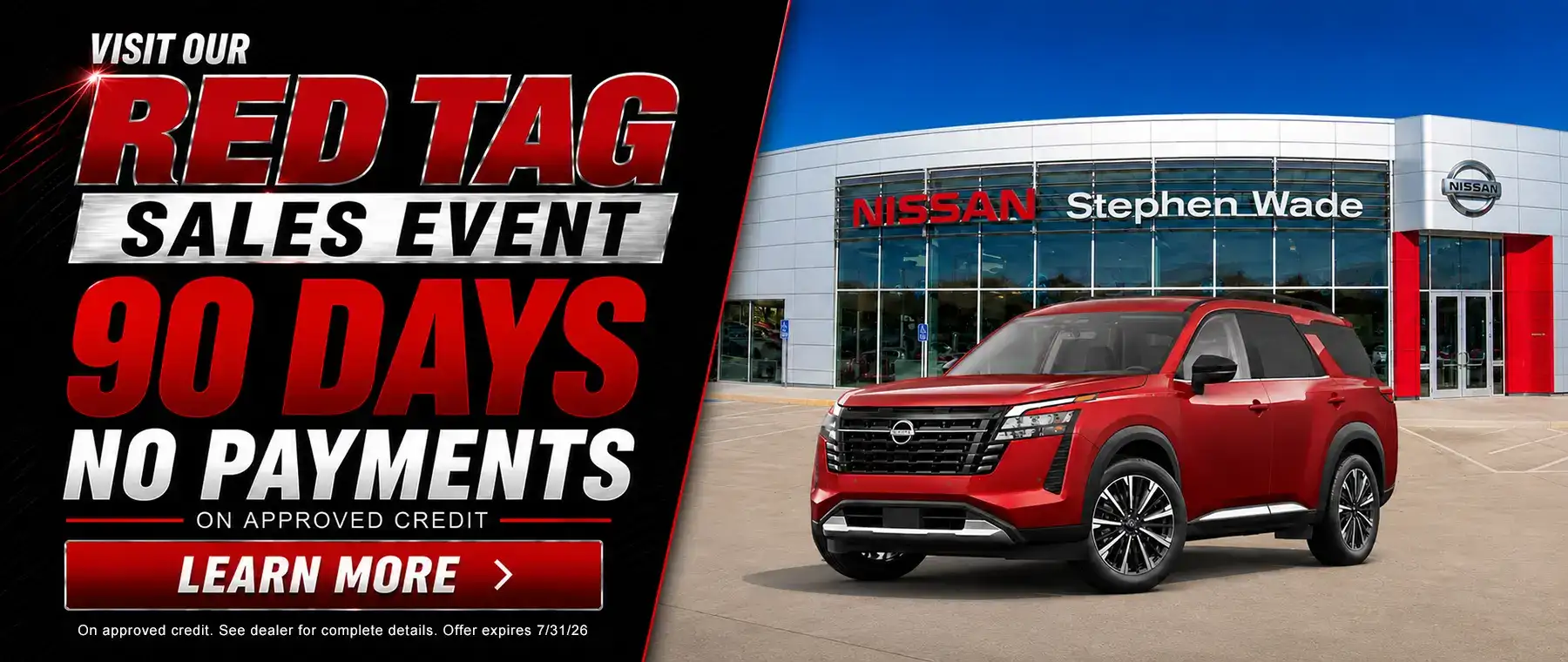 Red Tag Sales Event