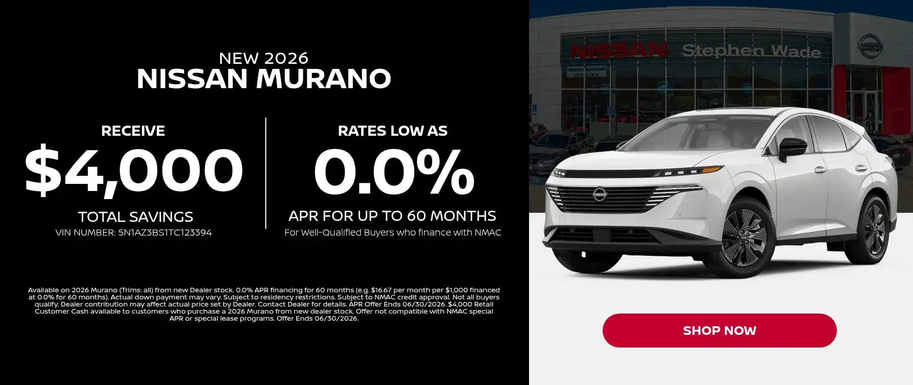 New Nissan Special Offer