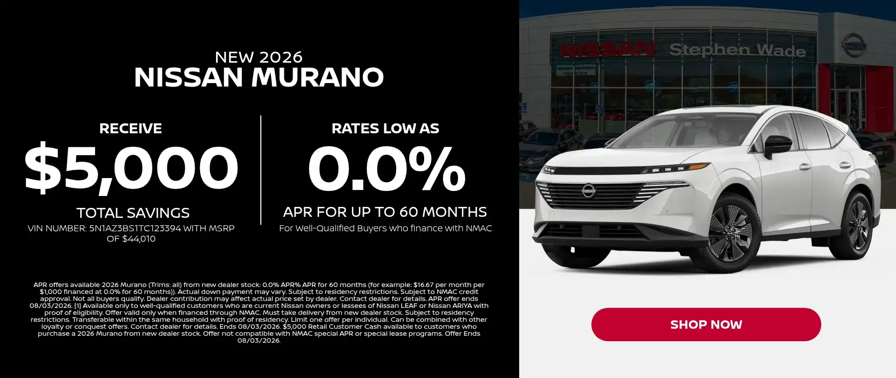 New Nissan Special Offer