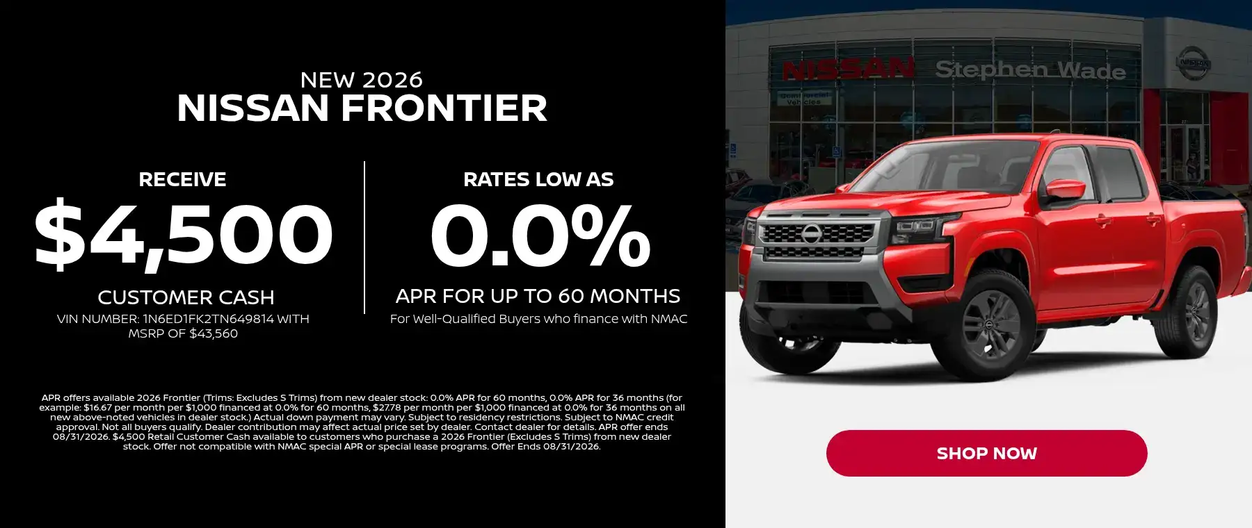 New Nissan Special Offer
