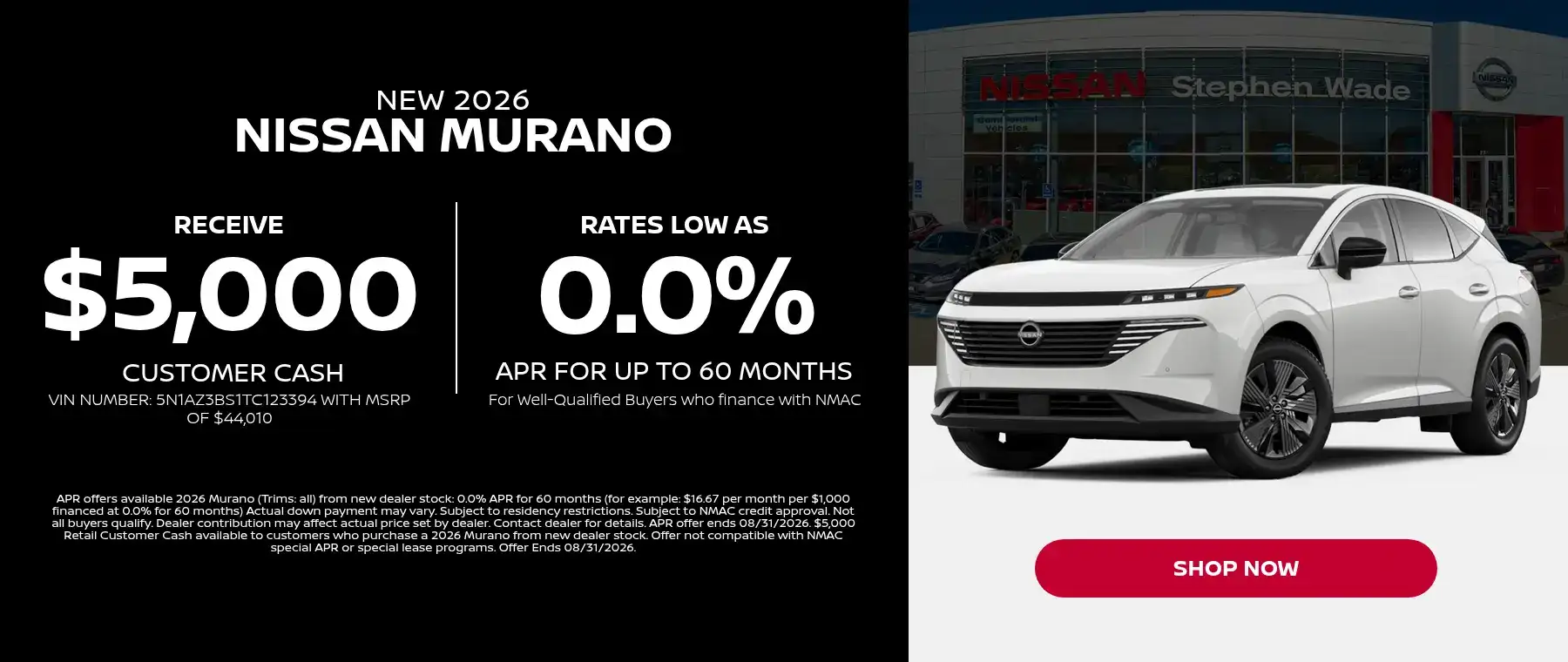 New Nissan Special Offer