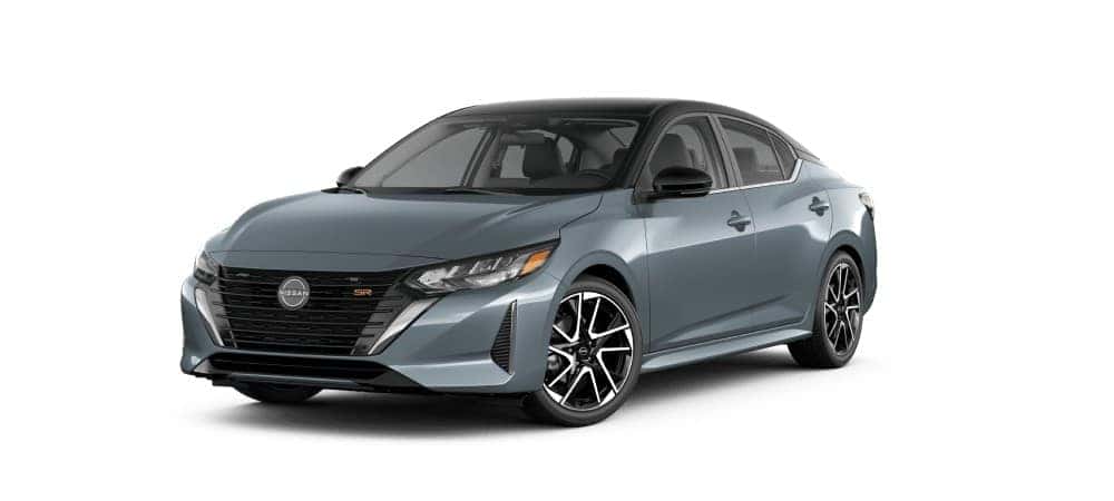 Gray 2026 Nissan Sentra sedan shown in a front-angle view, highlighting styling and everyday efficiency in St. George, UT