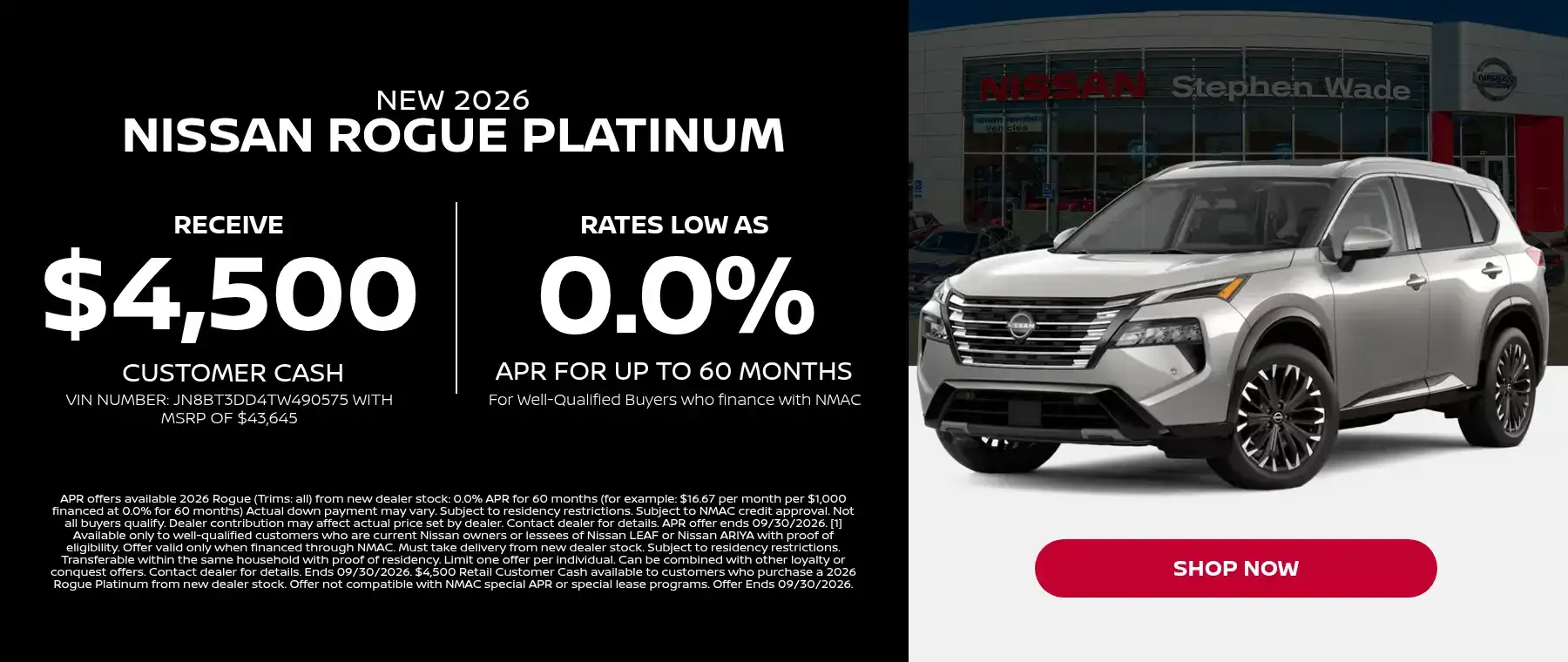 New Nissan Special Offer
