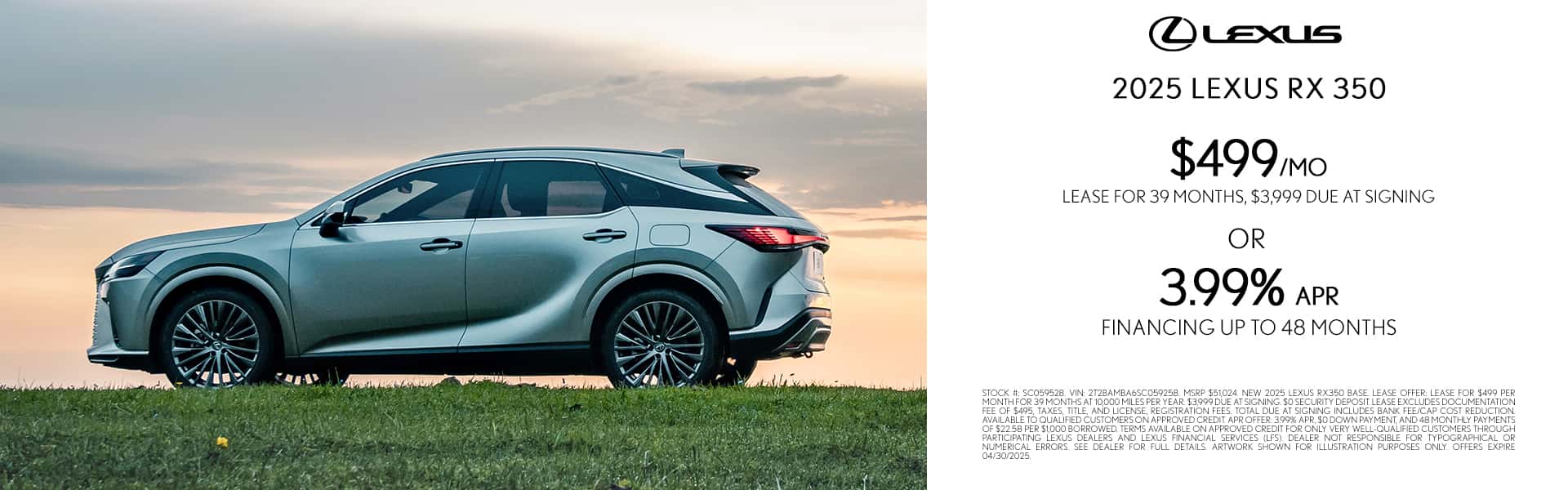 Evergreen_Lexus_WebBanner_RX-350Desktop