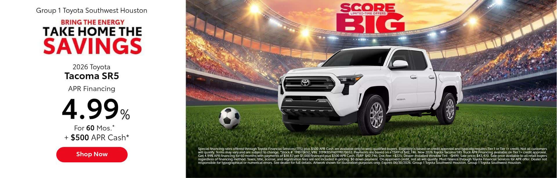 Tacoma SR5