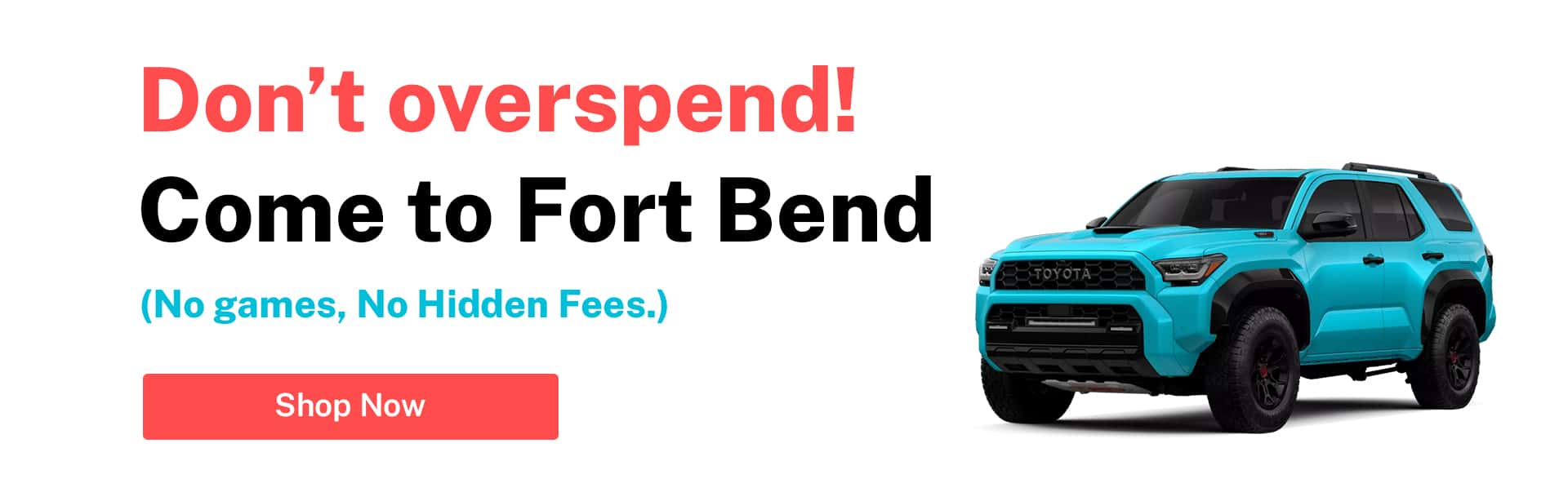 Don't Over Spend!