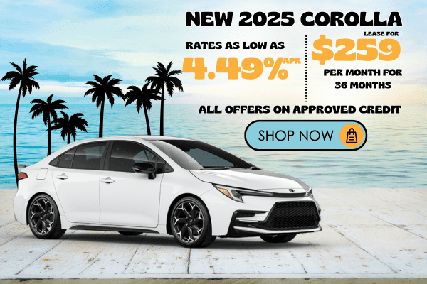 2025 Corolla Offer