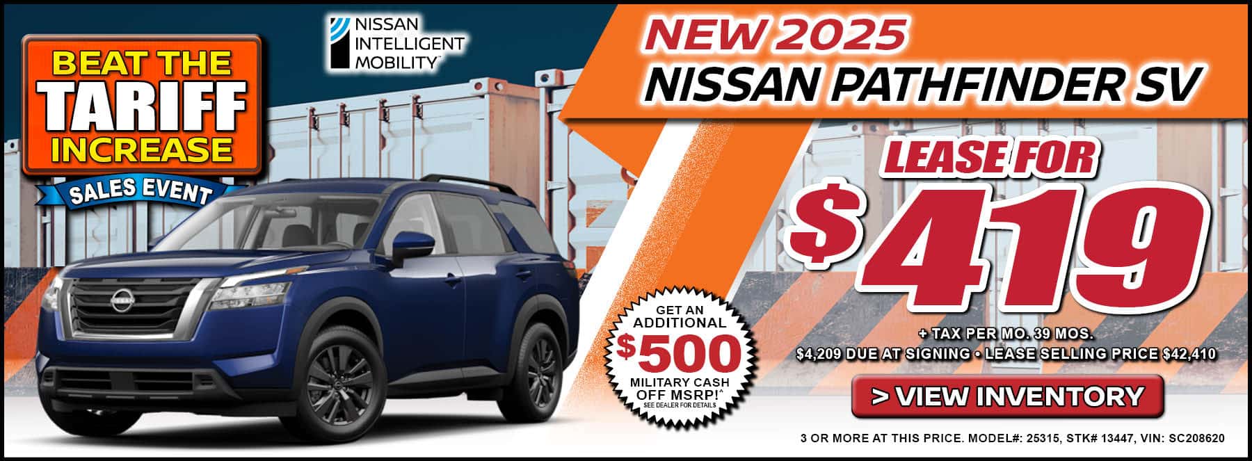 2025 Nissan Pathfinder SV