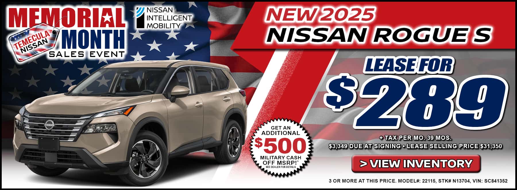 New 2025 Nissan Rogue Lease
