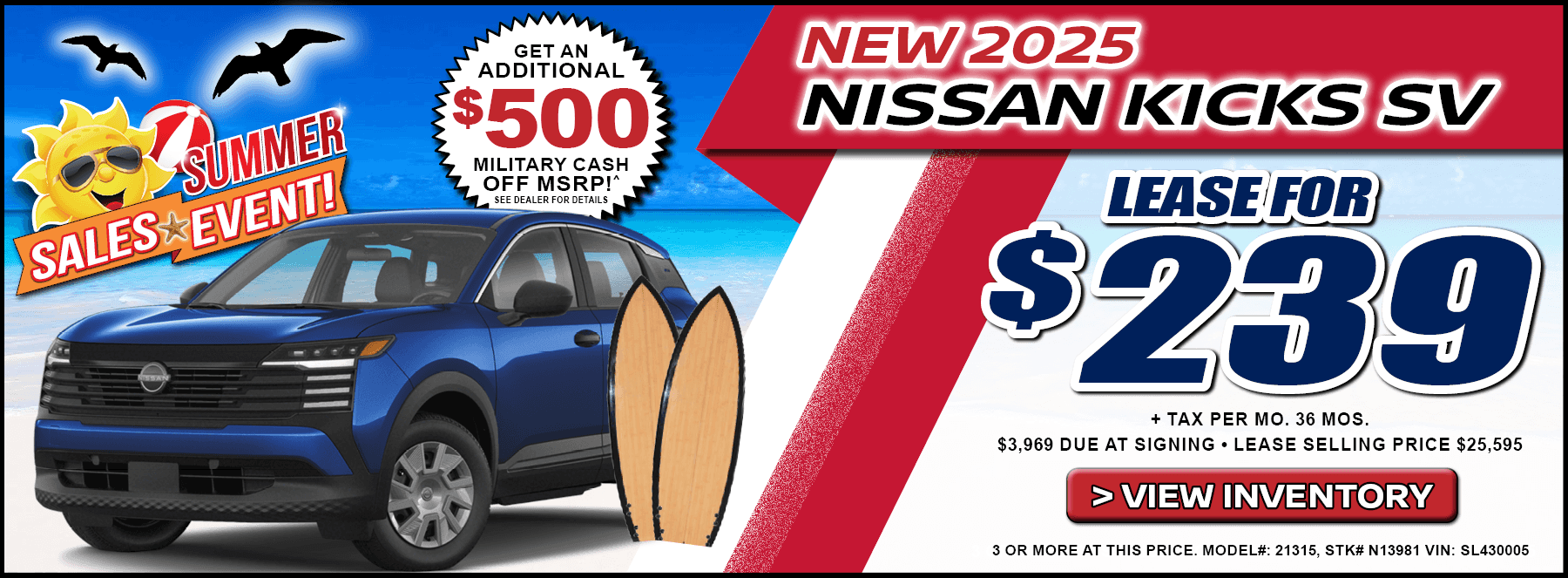 2025 Nissan Kicks SV