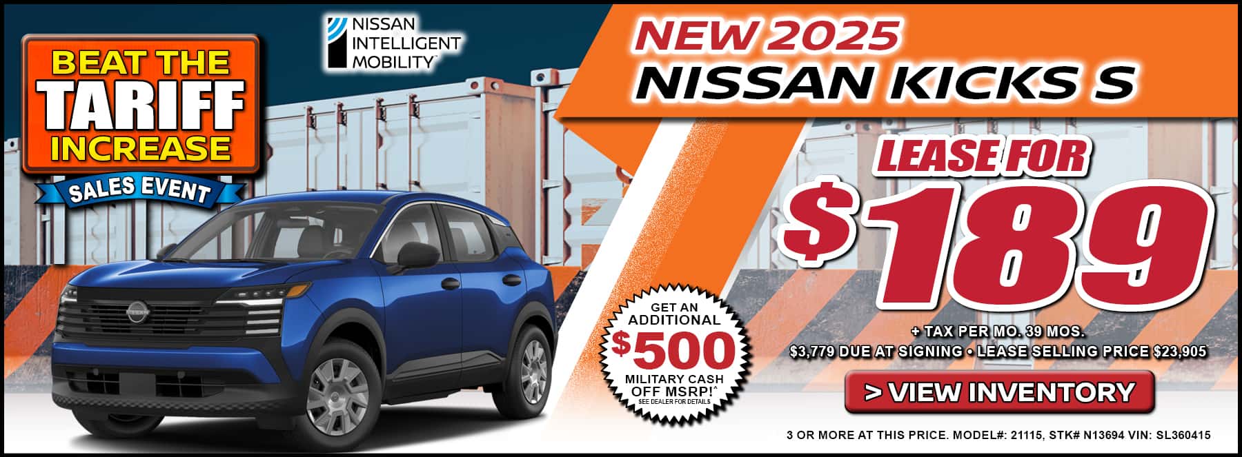 2025 Nissan Kicks S