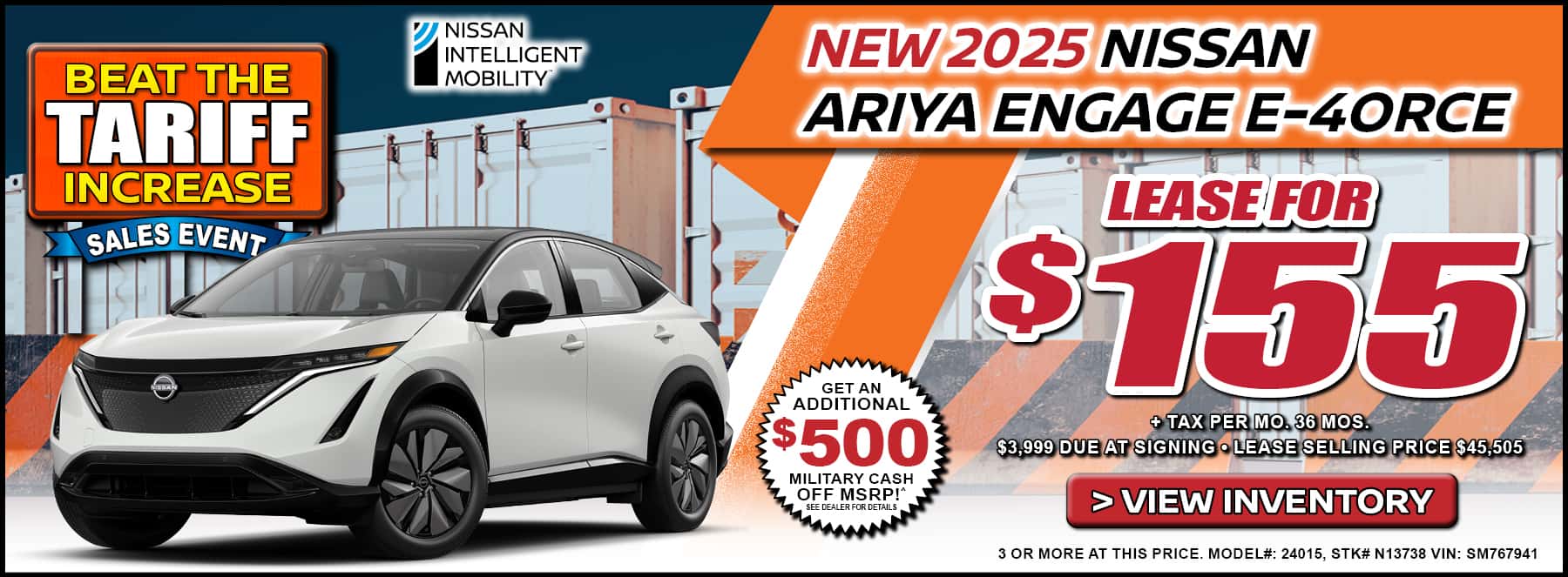 Nissan Ariya Engage Lease For $155