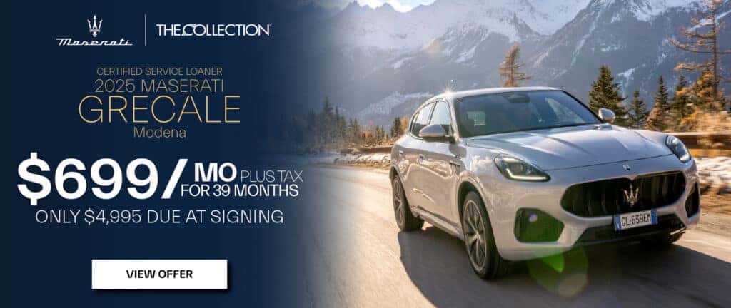 Certified Service Loaner 2025 Maserati Grecale Modena
