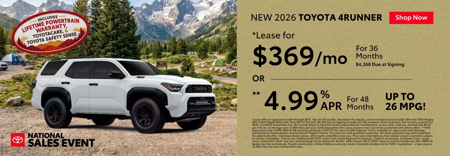 2026 Toyota 4Runner