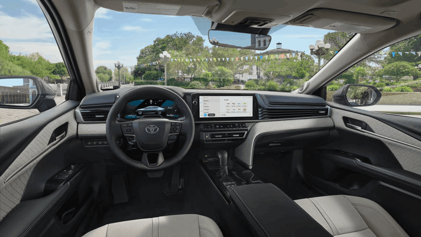 2026 Toyota Camry dashboard wide