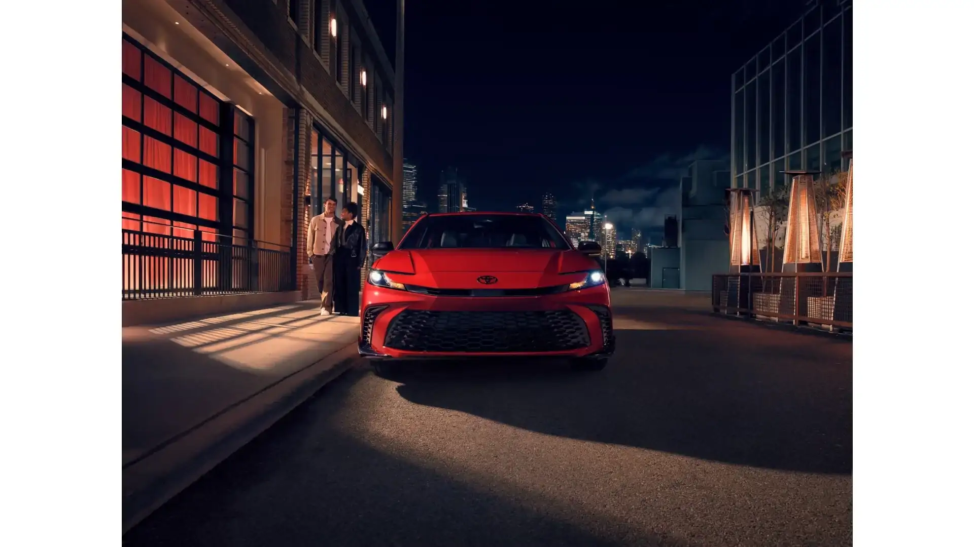 2026 Toyota Camry Nightshade exterior with blacked-out trim and wheels