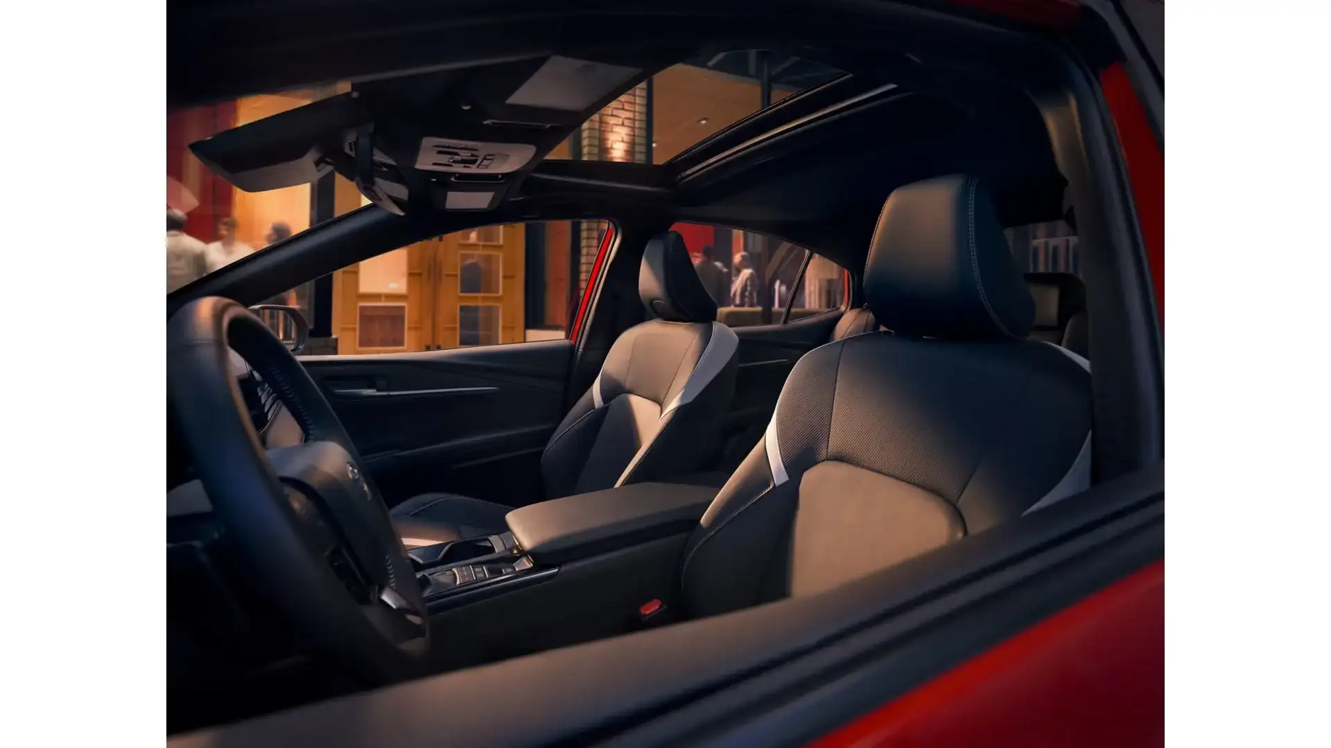 2026 Toyota Camry Nightshade interior, an AWD sedan alternative to a crossover