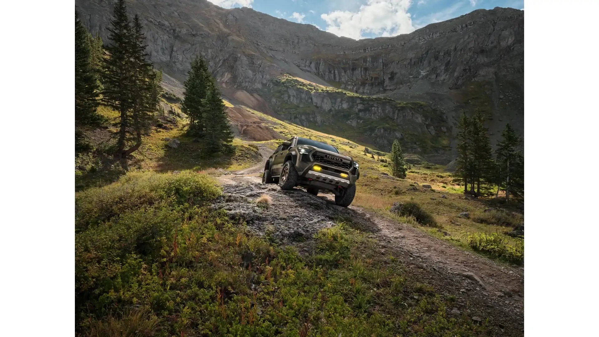 2026 Toyota Tacoma Trailhunter exterior, factory overland build, Tuscaloosa Toyota